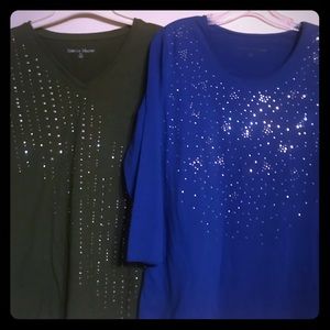 3/$12-REBECCA MALONE TOPS